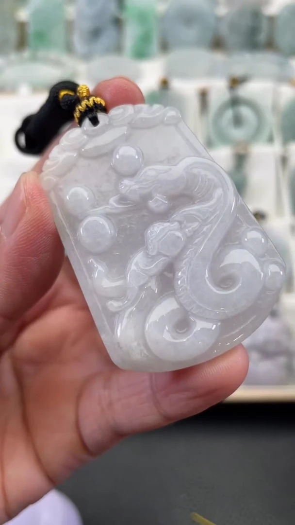 颈饰未镶嵌翡翠天然缅甸翡翠A货483