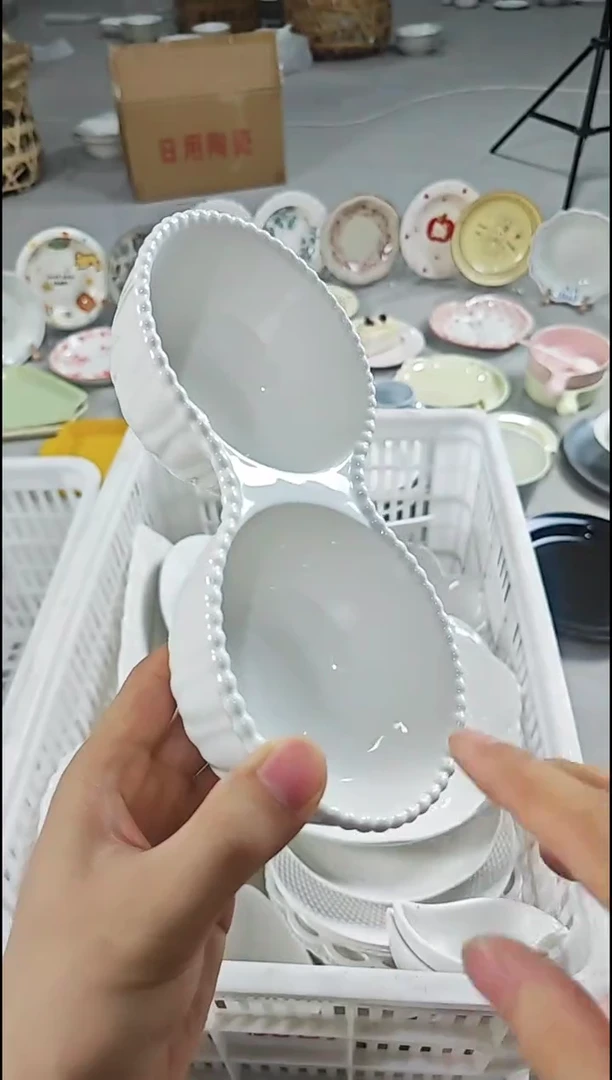 盘微瑕陶瓷餐具清仓，完美主义想好再下单