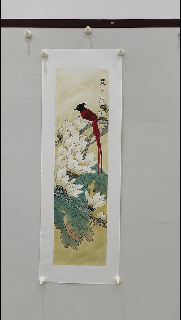 书法邓越  工笔玉兰  2.3平尺