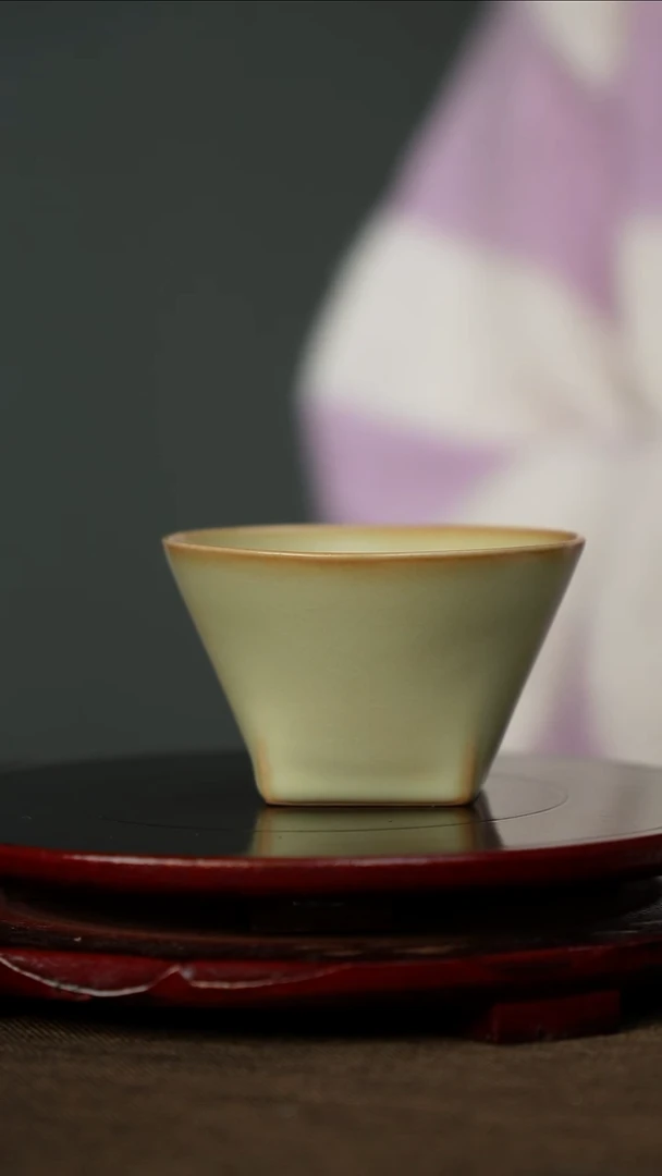 全品 粉青 天圆地方