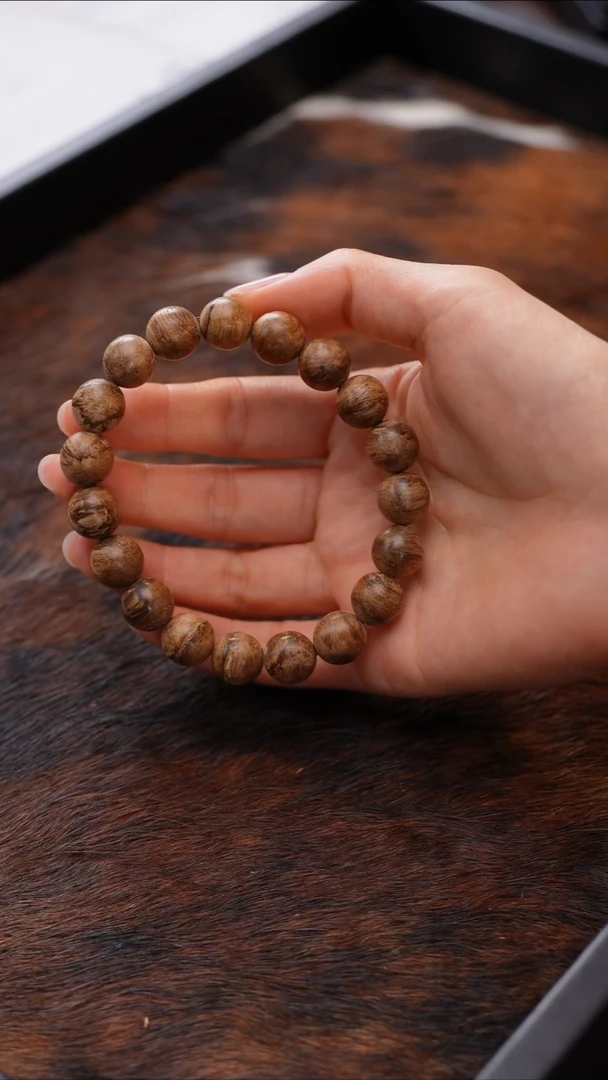 沉香手串用****5ZY1063-12莱特沉香单圈手串多样性发一