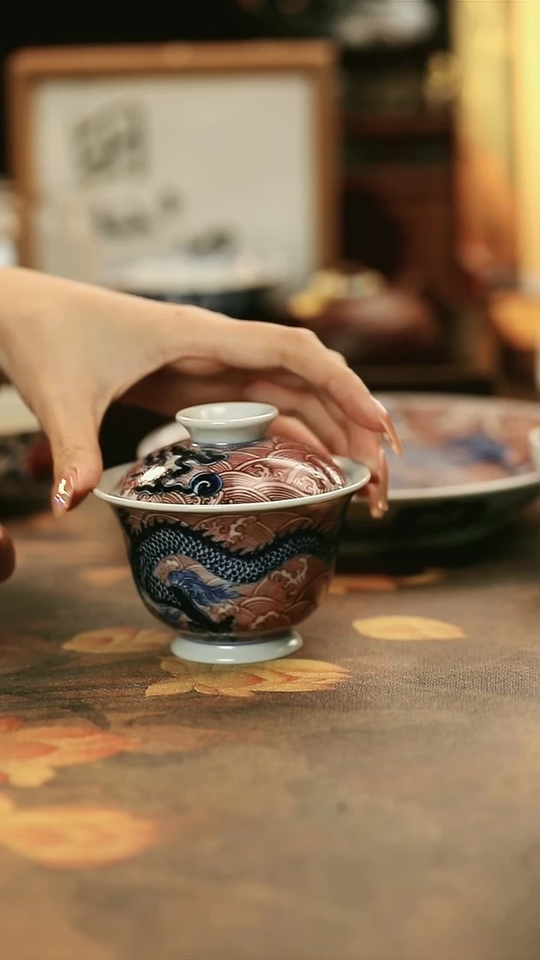 陶瓷手工手绘茶器43