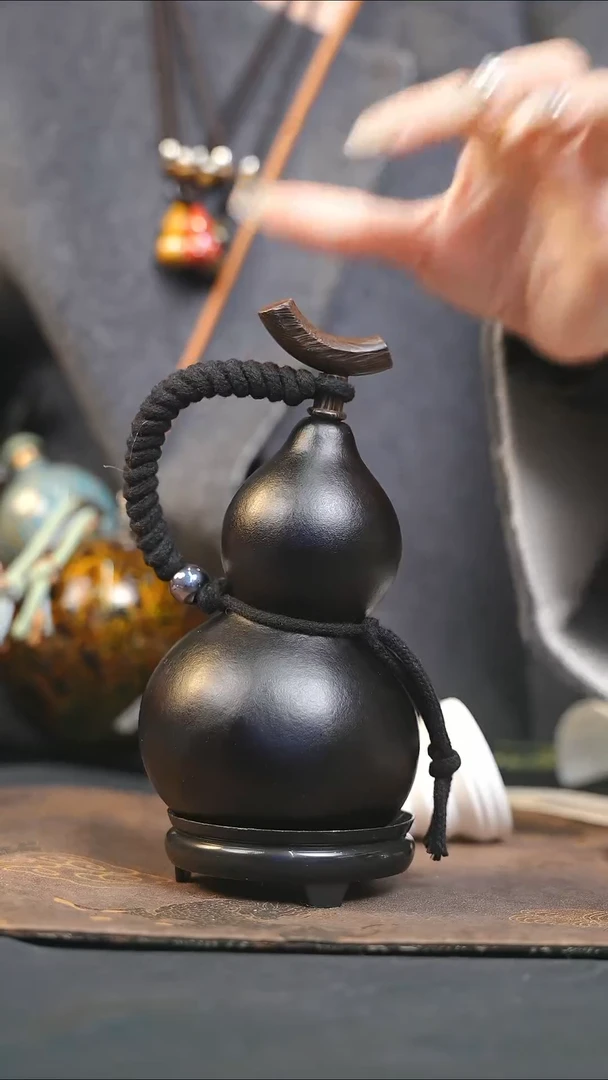 【闪购商品】XB109大漆酒葫芦不包手串及旋转底座