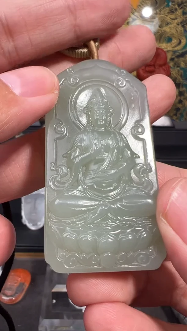 吊坠(不含链)未镶嵌和田玉和田玉吊坠018
