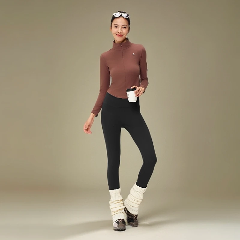 【刘畊宏推荐】跑步运动弹力VIVI CYCLE休闲灰色裤女瑜伽时尚提臀裤