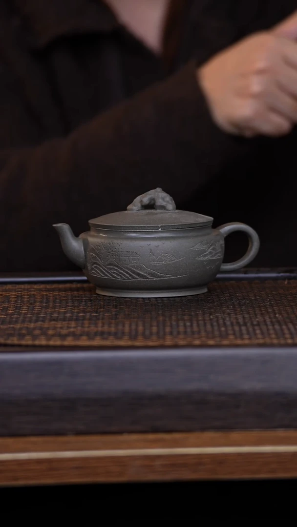 茶壶紫砂宜兴手工原矿紫砂壶001