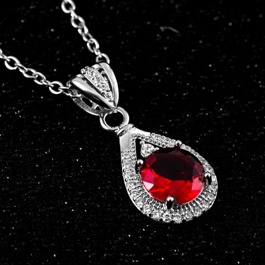 s925银 虹绡曳月 露华点秋 项链 SN0071