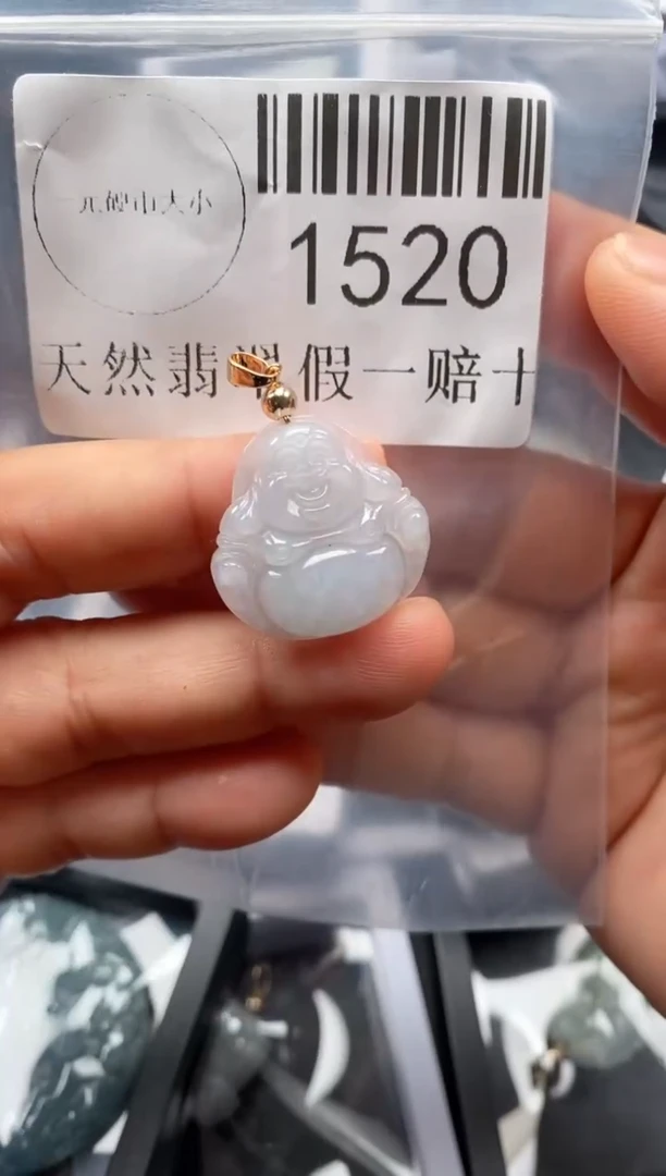 翡翠未镶嵌吊坠(不含链)1520