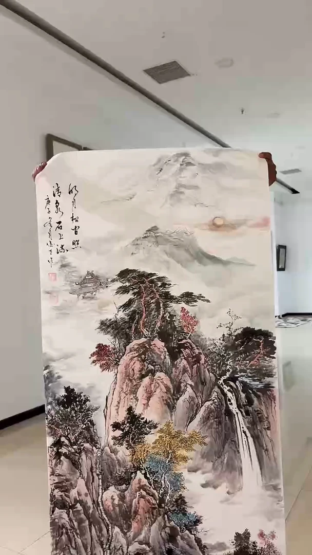国画包头艺博会老师作品