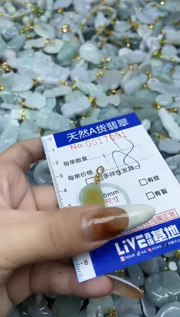 【闪购商品】翡翠颈饰未镶嵌天然A货翡翠