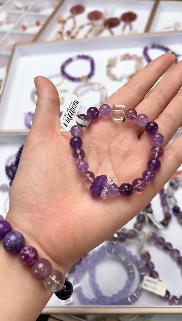 【闪购商品】水晶手链未镶嵌颜色微差多样性发货发其一