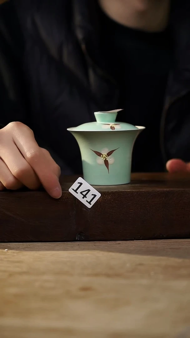 瓷片设计师手作！！！落单设计师福利！！盖碗