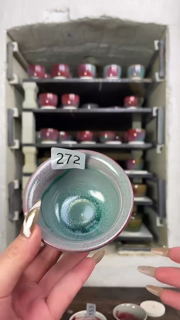 【闪购商品】摆件钧瓷手工茶器窑变