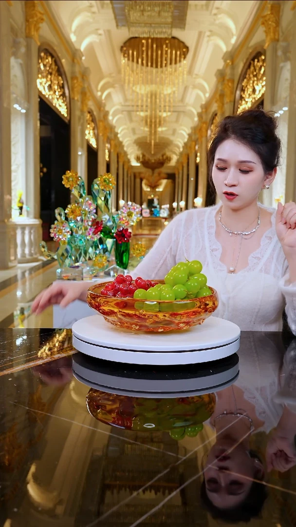 手工艺品琉璃AJ02016艺术琉璃果盘