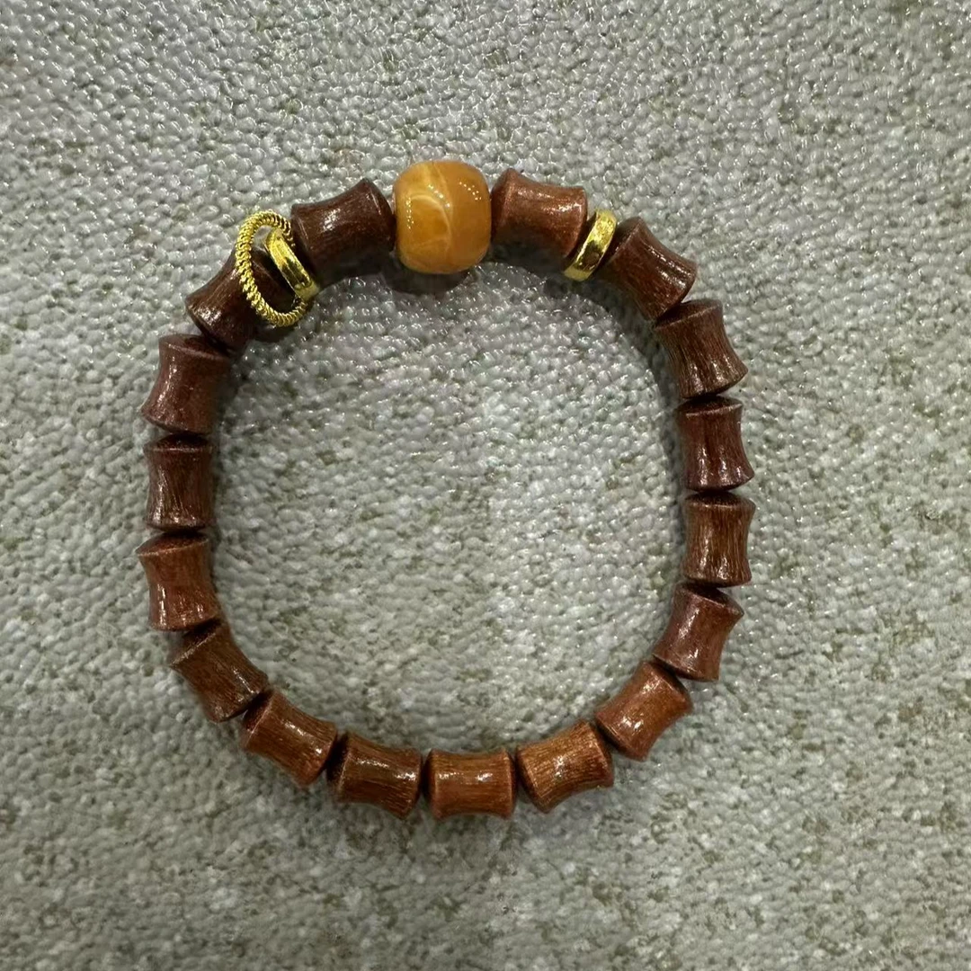 T55 桃木0.8cm竹节手串