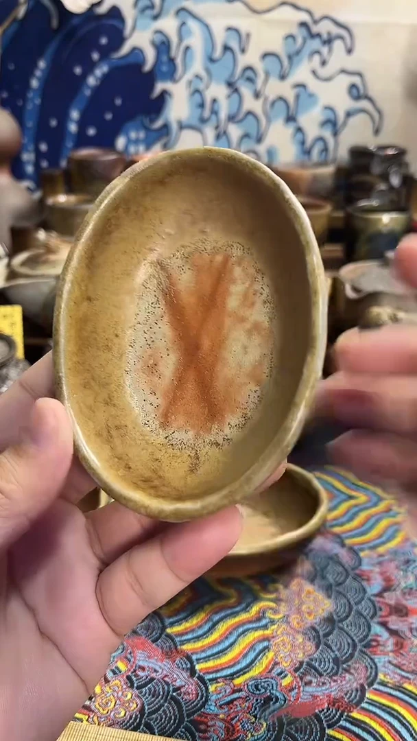 野****子茶则日式备前烧茶具茶周边