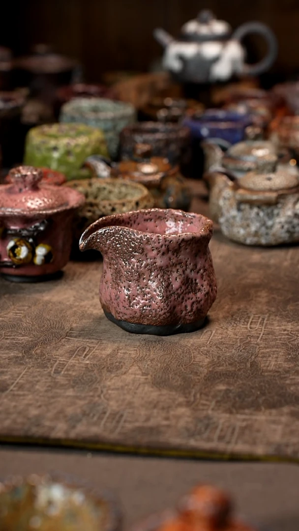 晴****️景德镇柴烧志野杯