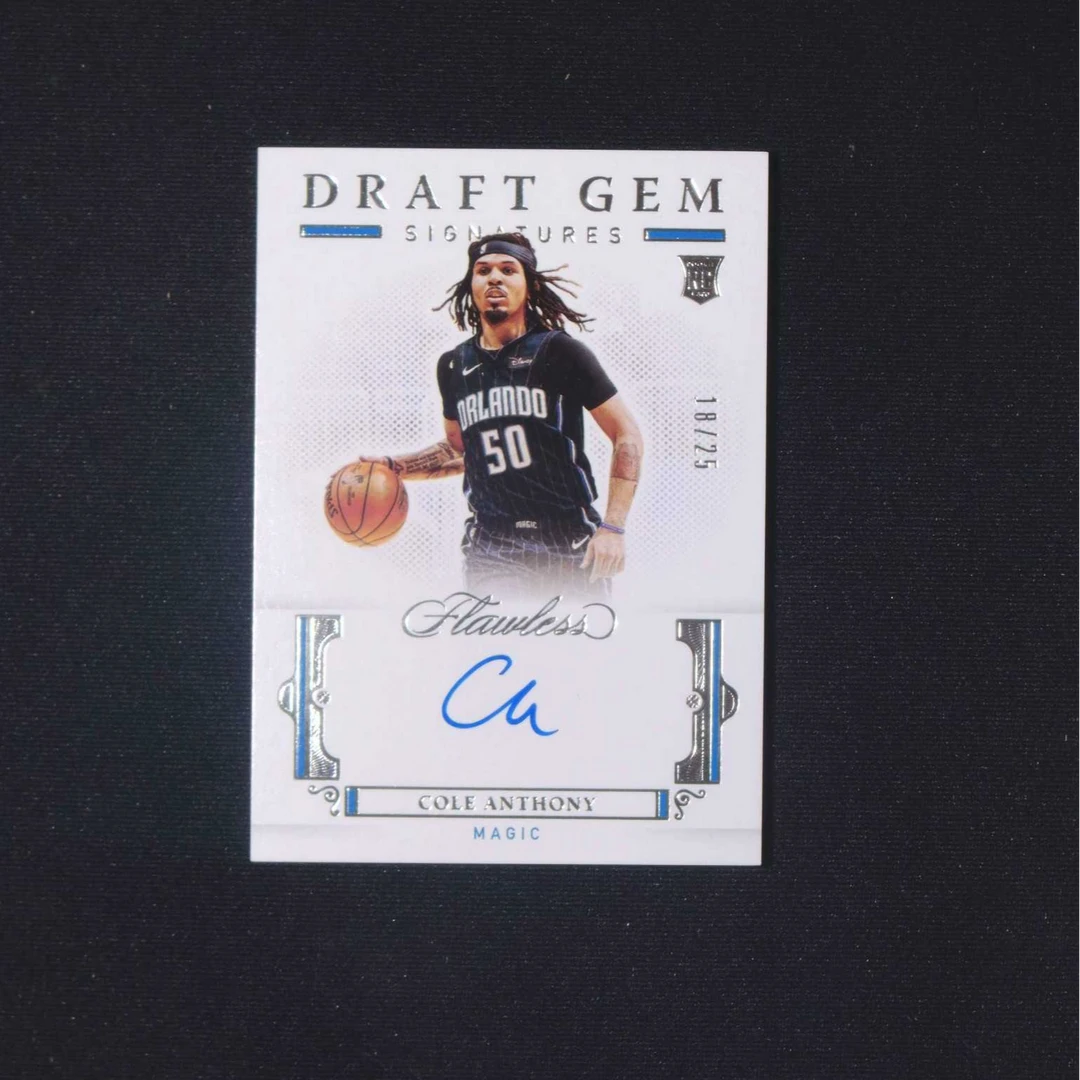 【魔术】科尔安东尼 新秀 签字25编 帕尼尼国宝手提immNBA球星卡