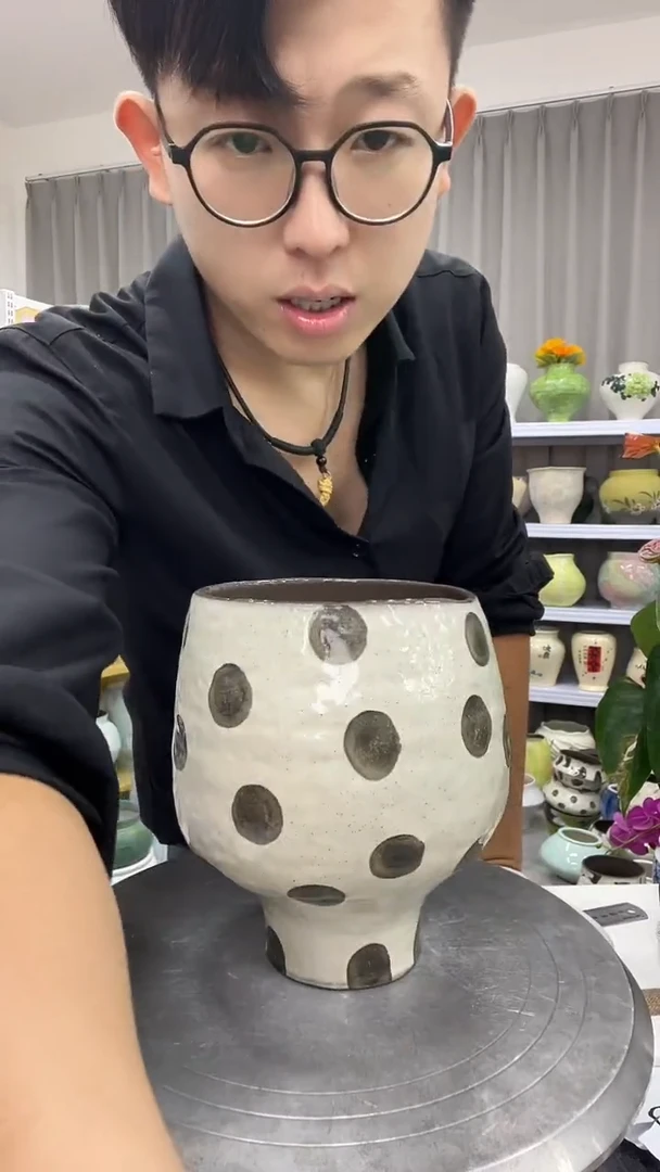 10.7号】陶瓷花盆直播链接  高：   口13