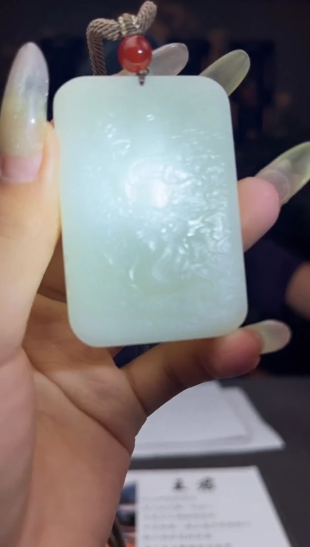 和田玉未镶嵌颈饰C970