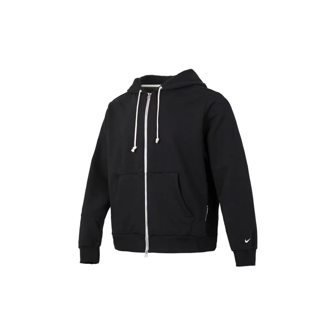 NIKE/耐克男款休闲舒适纯色夹克黑色FZ0223010