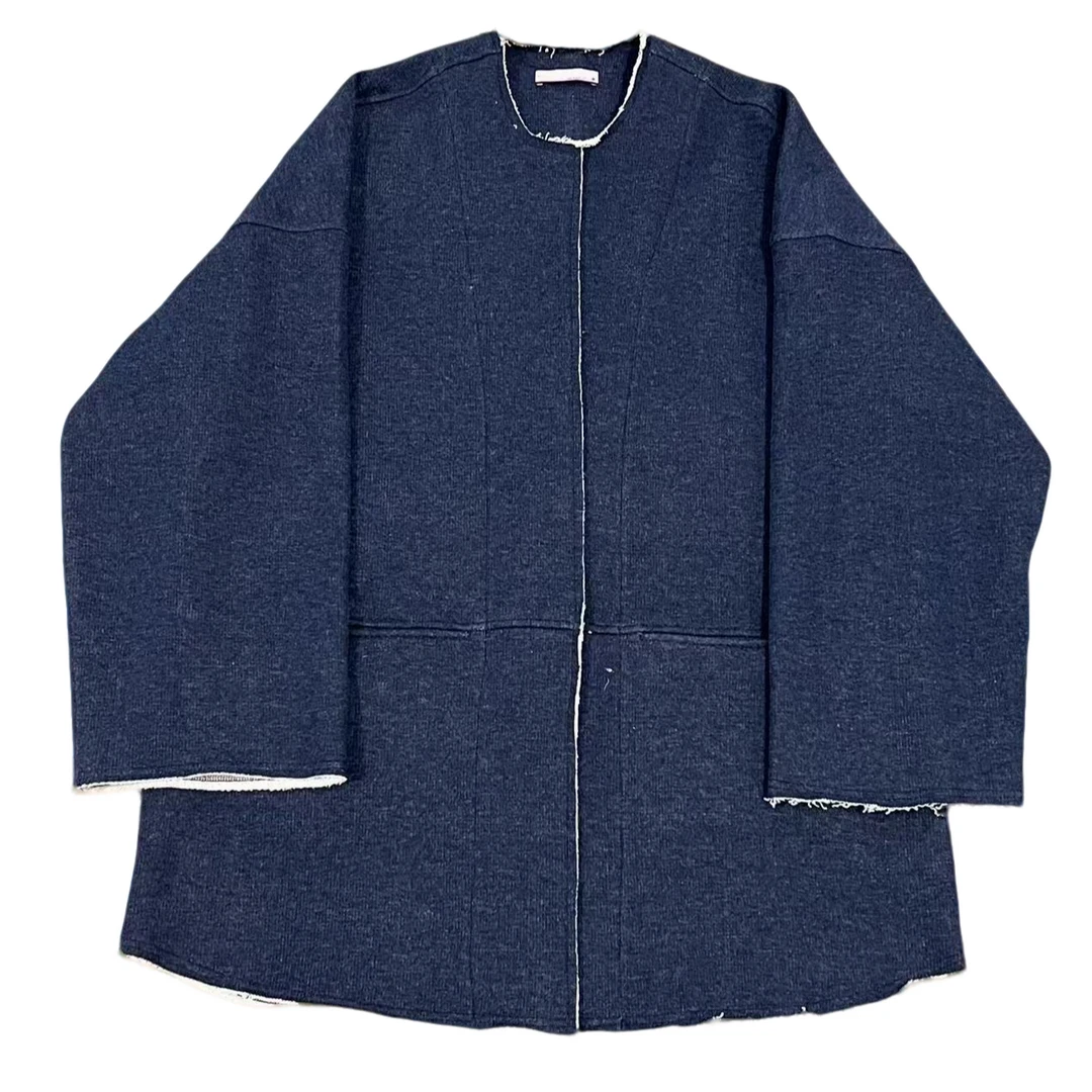 一半---大版型毛圈外套25291