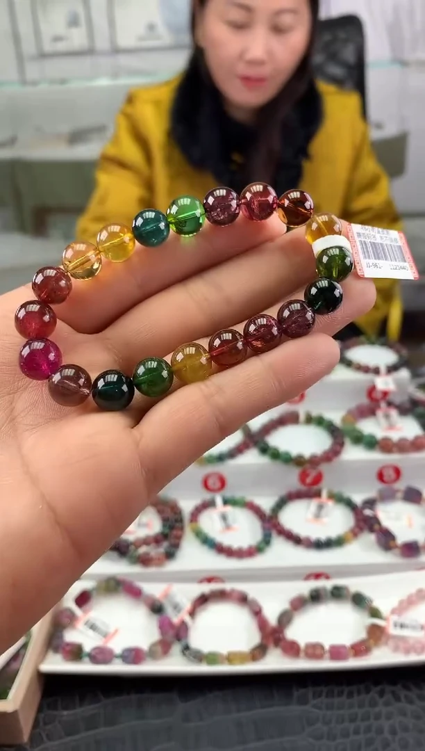 未镶嵌手串碧玺多样性发一条