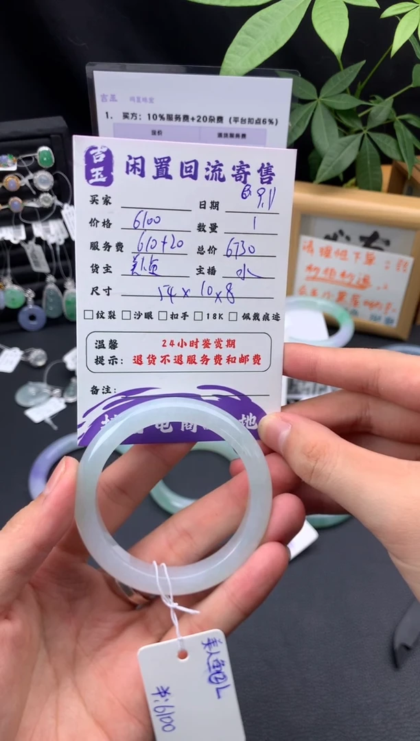 未镶嵌手镯翡翠手镯