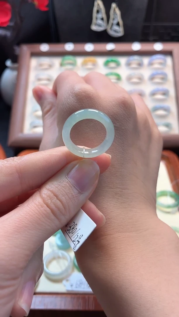 未镶嵌定制翡翠圈口12号  48小时鉴赏期
