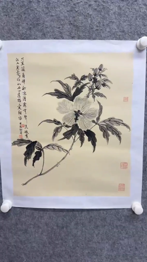 国画写意画花鸟画手绘