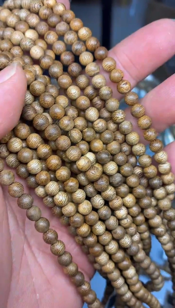沉香手串 文莱圆珠长串0.6+多样性发其一