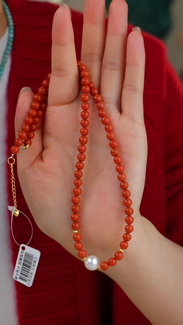 【闪购商品】南红玛瑙项链银S925镀金镶嵌多样性发货