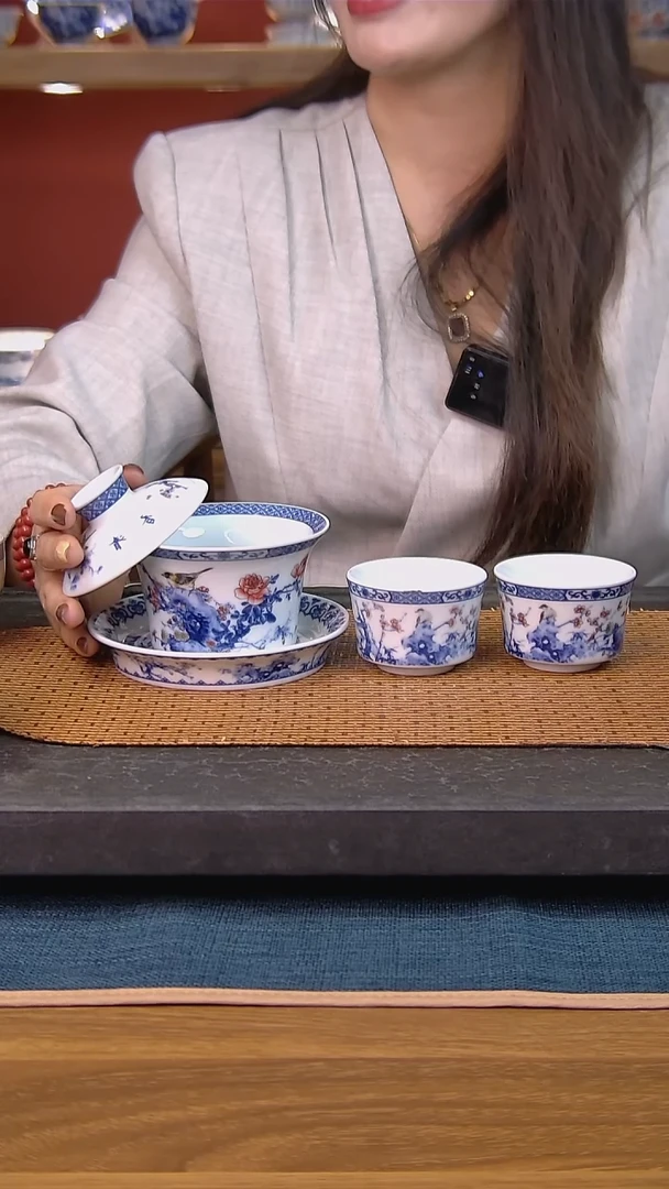 简装家用款3件套 老陶泥开片纹陶瓷茶具