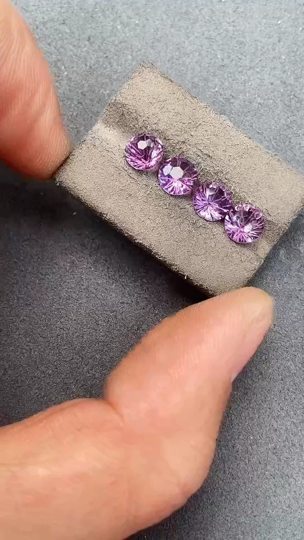 【闪购商品】紫晶笔搁未镶嵌裸石