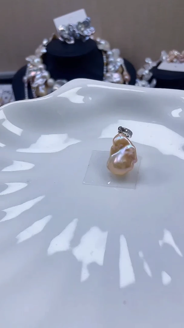 未镶嵌吊坠淡水珍珠【纯恬饰品】