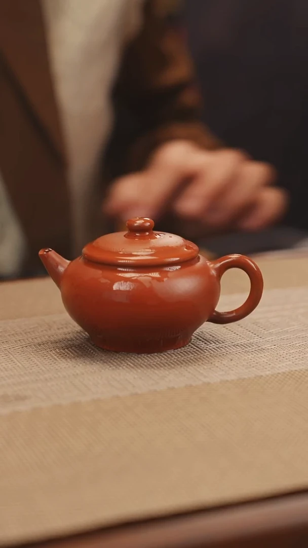原矿红清水光速紫砂壶13