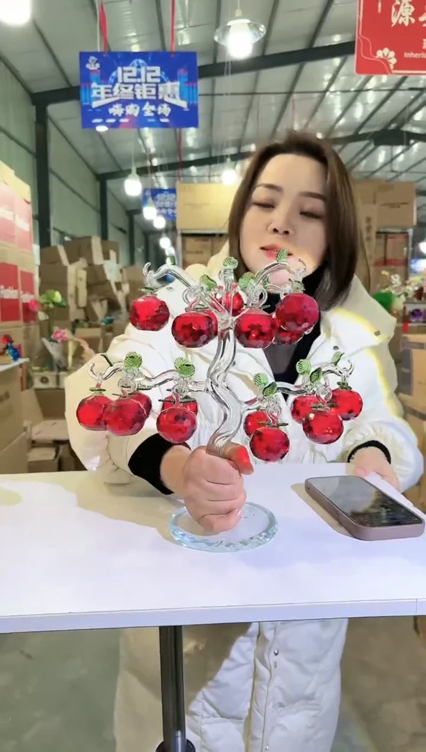 【闪购商品】玻璃于清花器W-早63