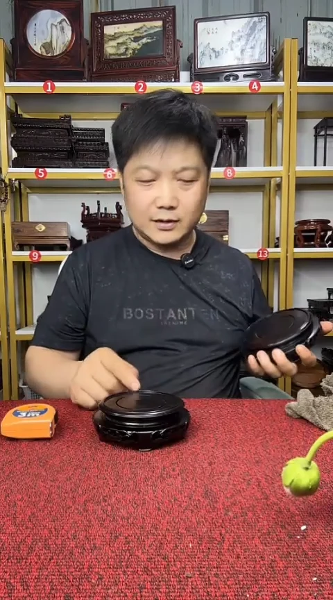 紫檀木类书架9CM