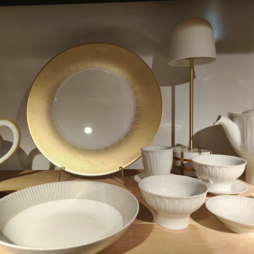 高端家用法式瓷器餐具高级轻奢餐具