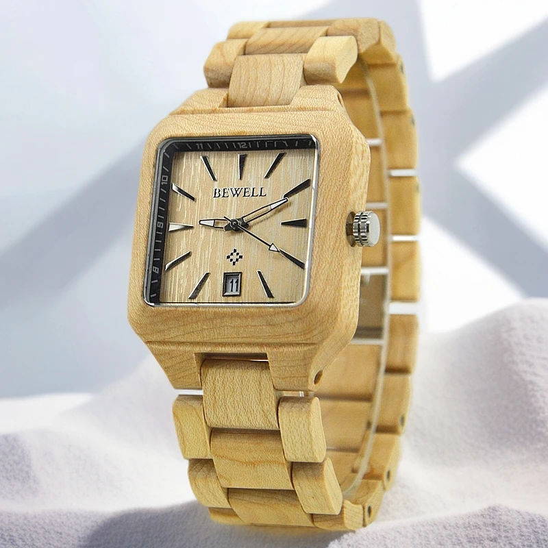 经典檀木手表轻奢潮流时尚木制腕表直播专用