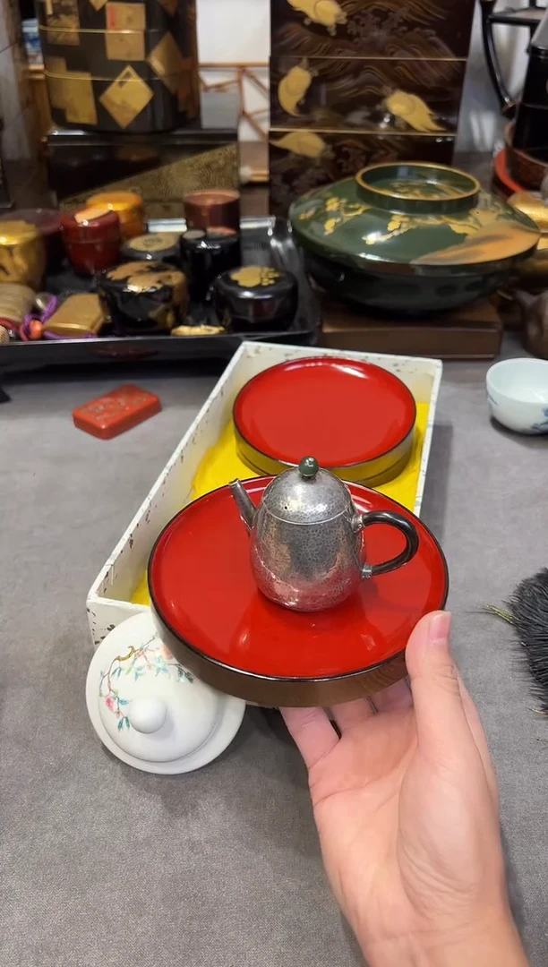 壶承五片 大漆漆器大漆漆器