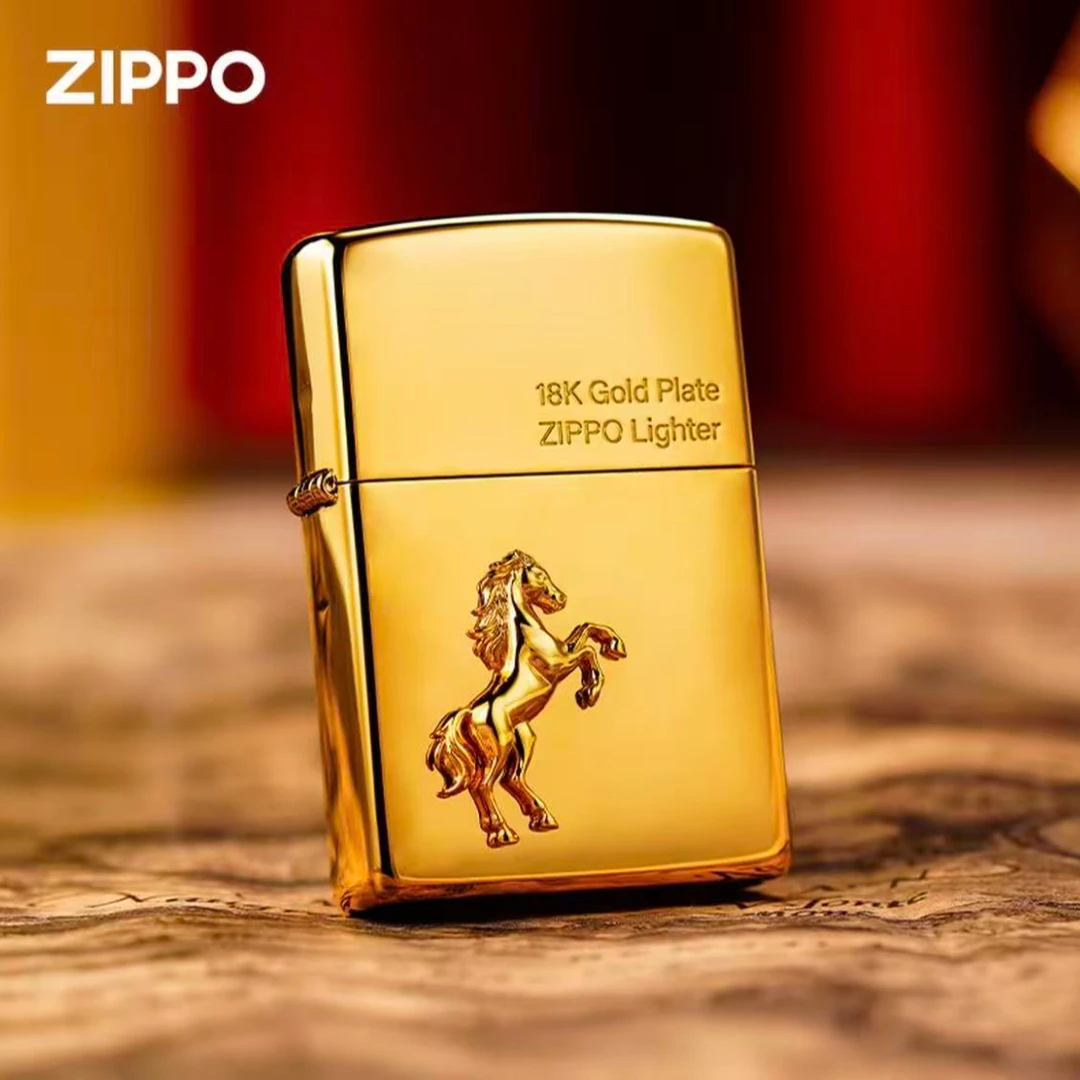 ZIPPO/之宝【飞马踏金】骨头彤彤福利经典防风男士送礼DYJ1