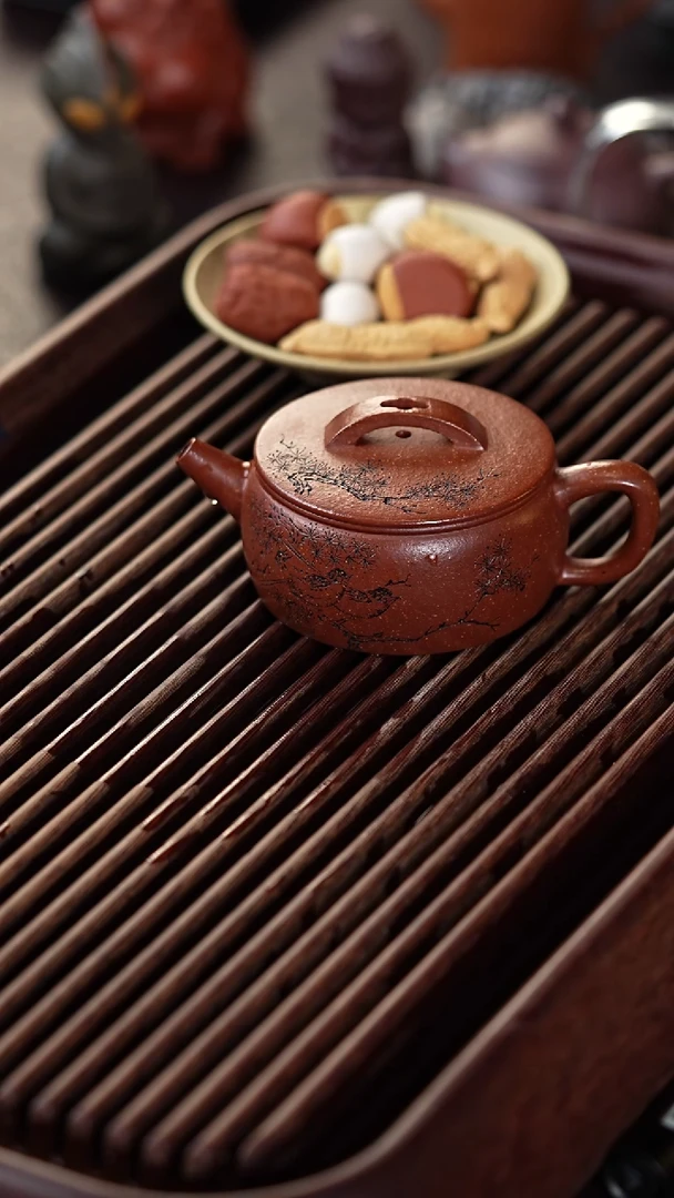 【闪购商品】手工原矿红降坡松韵汉瓦