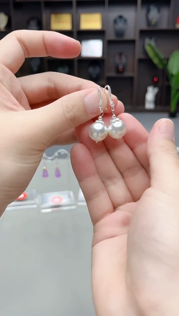 耳饰拼合珍珠（马贝珠）未镶嵌239000