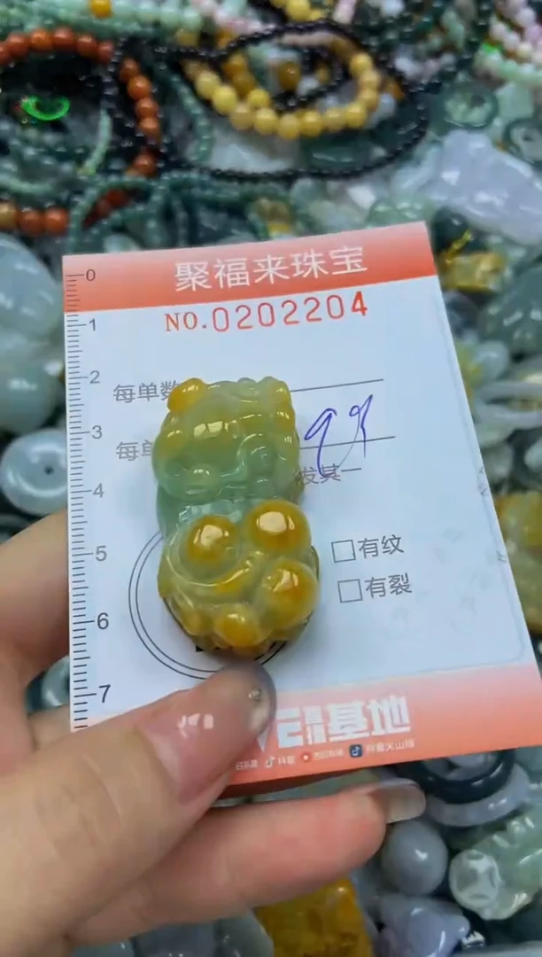 翡翠未镶嵌颈饰闪购0202204