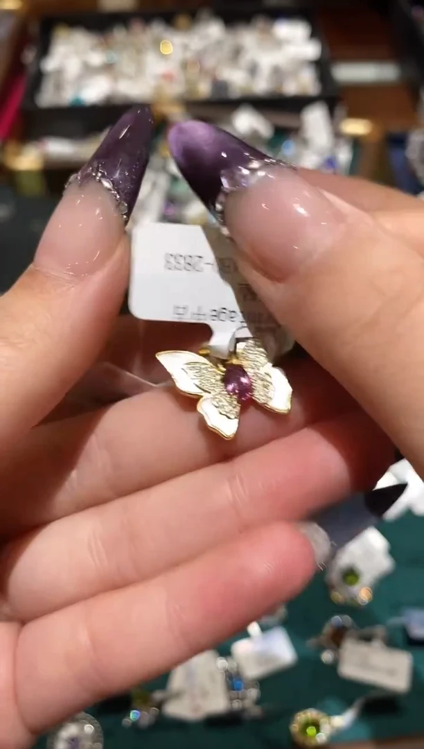 吊坠(不含链)银S925镶嵌石榴石楚楚珠宝中古甄选不退换