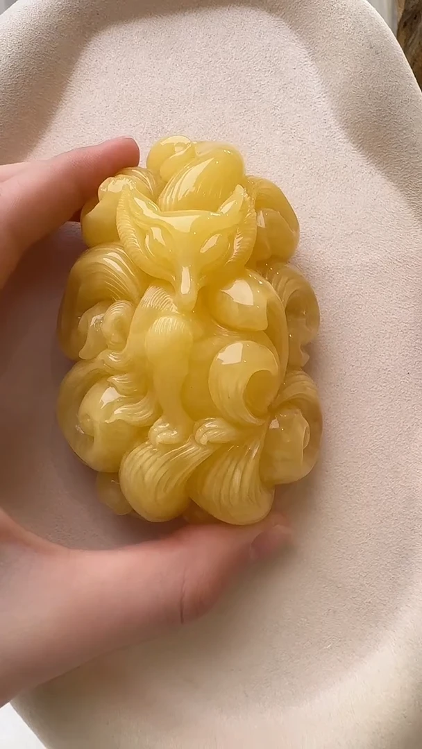 琥珀颈饰未镶嵌吊坠