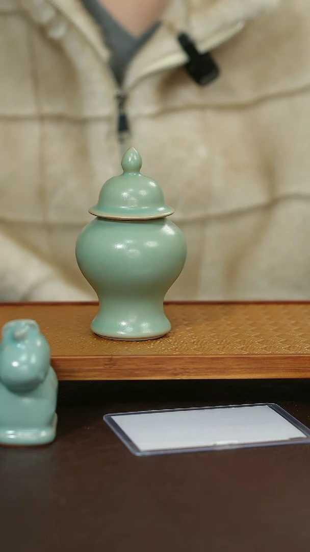 摆件瓷1648原矿原釉汝宋汝瓷