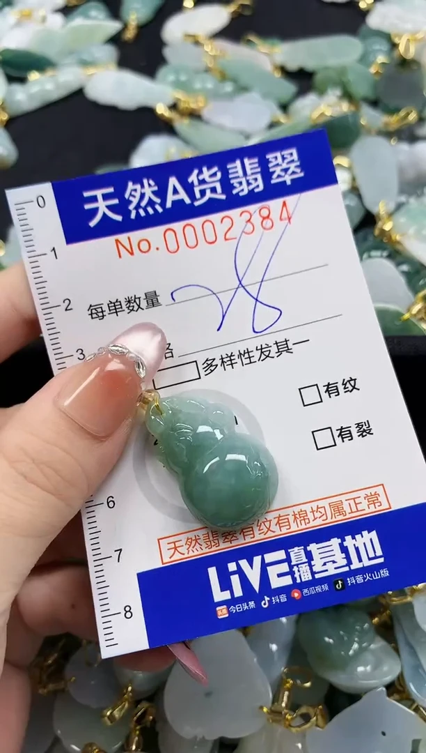 颈饰未镶嵌翡翠天然A货翡翠