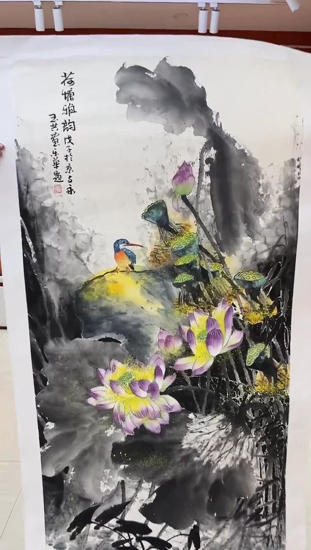 【闪购商品】国画郑乐华绘画手绘作品6-32
